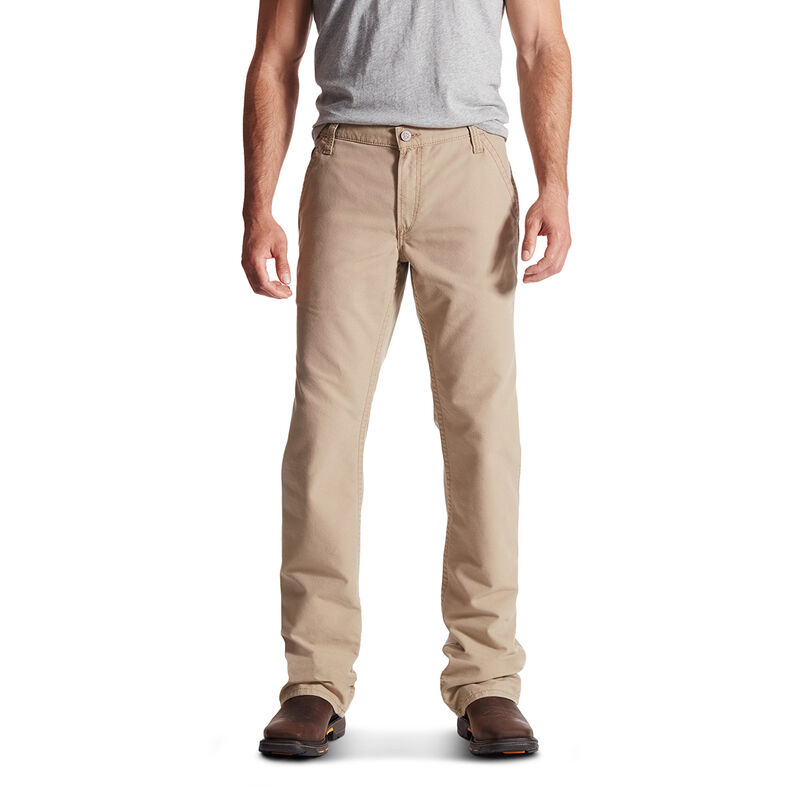 Ariat Work: FR M4 Low Rise Workhorse Boot Cut Pantalones Hombre - Kaki (VUGJM8390)